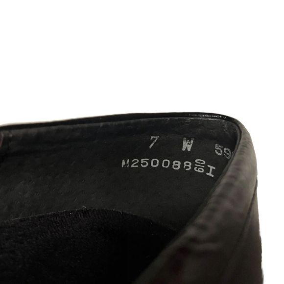 MUNRO American Brook M250088 Black Loafers Brown Snake Patent Leather Sz 7 W - Picture 10 of 11